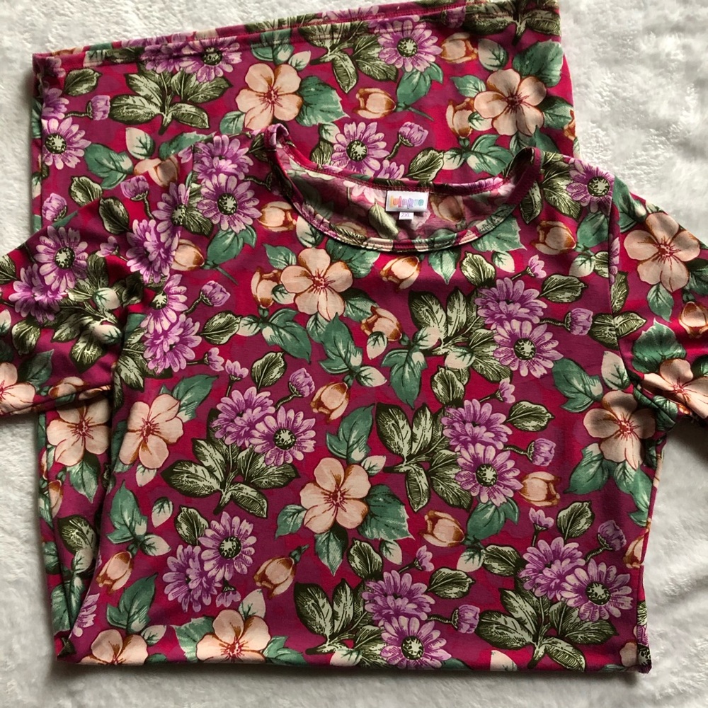 LuLaRoe floral dress Size 2XL
